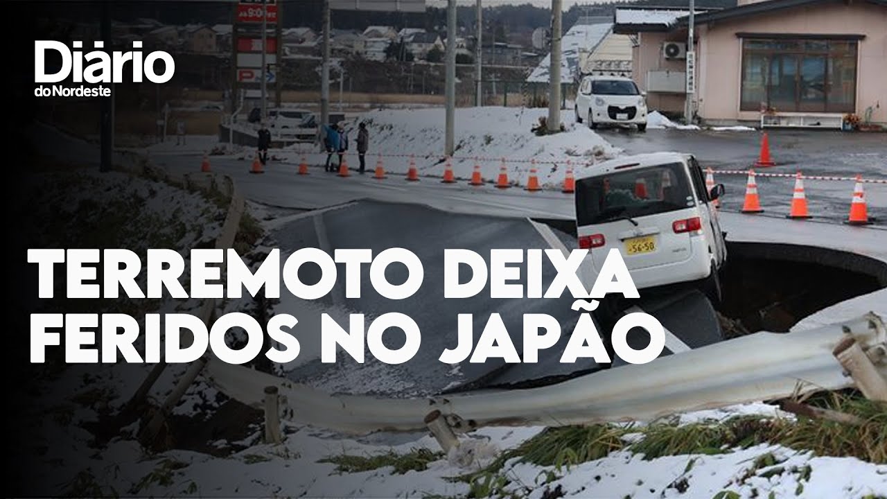 Imagem da notícia Terremoto de magnitude 7,5 deixa 30 feridos no Japão 