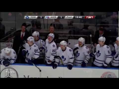 Leafs @ Rangers - Matthew Lombardi Scores - 111027
