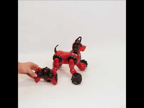 ВИДЕООБЗОР! Интерактивная собака-робот на радиоуправлении Stunt Dog. на сенсорном управлении