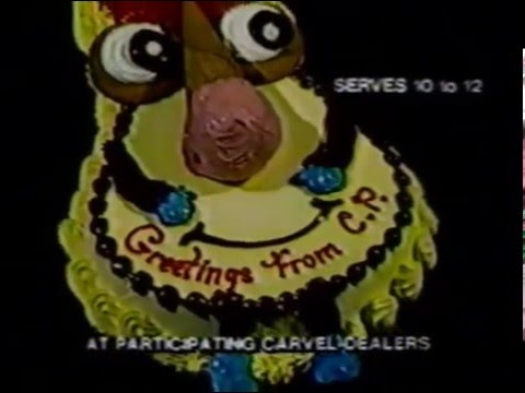 Carvel Ice Cream Cake "Cookie Puss" Commercial - 1982