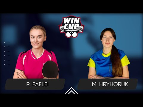 09:00 Romaniia Faflei - Mariana Hryhoruk West 1 WIN CUP 25.02.2024 | TABLE TENNIS WINCUP