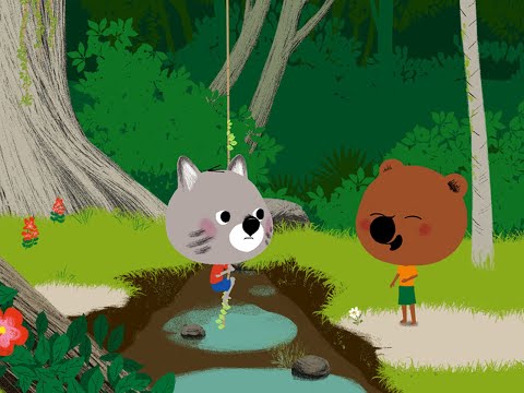 Mouk Der Weltreisebär - Der laufende Stock | Zeichentrickfilm für Kinder