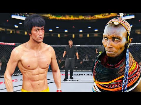 PS5 | Bruce Lee vs. Rendille tribe Woman (EA Sports UFC 4)🥊
