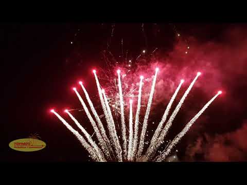 This is elegant fireworks show, synchronized to the music. For the wedding day By Fireworks Tornado