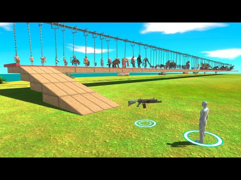 Grenade Launcher vs Every Unit on Chain - Animal Revolt Battle Simulator