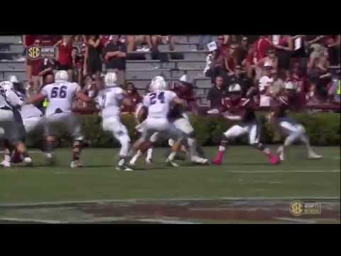2014 USC vs Furman - Gerald Dixon Deflection