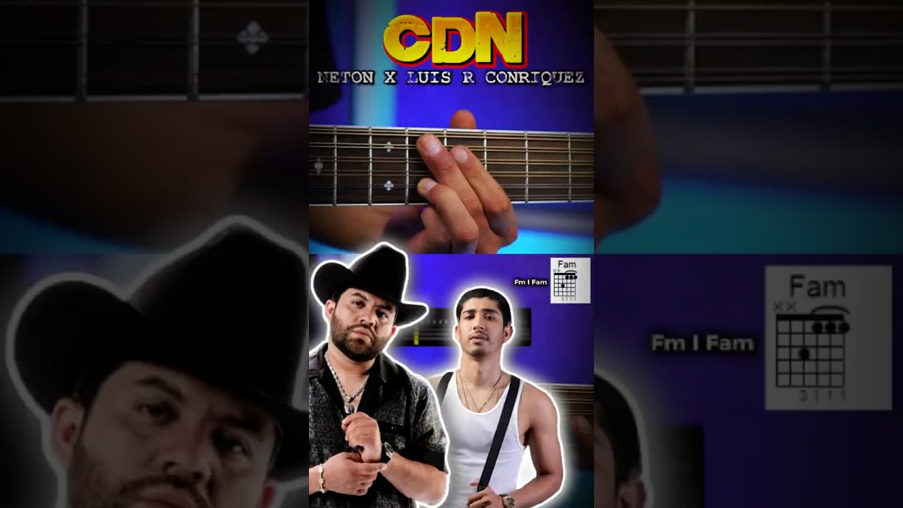 CDN - Neton Vega x Luis R Conriquez - Requinto | TABS | Guitarra #shorts