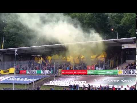 NAC Breda Ultras Pyroshow in Venlo (VVV Venlo vs. NAC Breda 0:1 - 22/05/15)