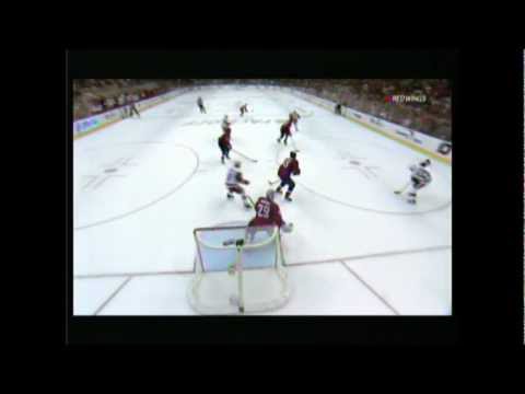 Niklas Kronwall Power Play Goal Oct 22 2010 vs Washington Capitals