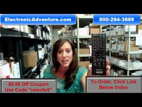 Original Sony RMT-D187P CD-DVD Player Remote Control (148700611)Coupon $5 Off-ElectronicAdventure