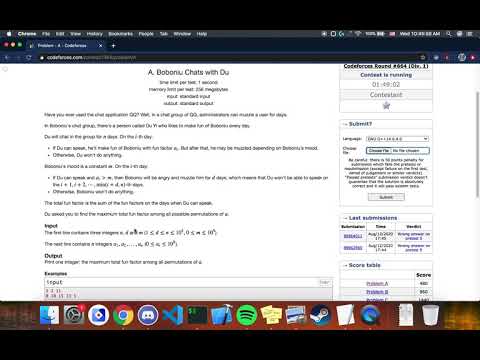 Codeforces Round #664 (Div. 1) Screencast
