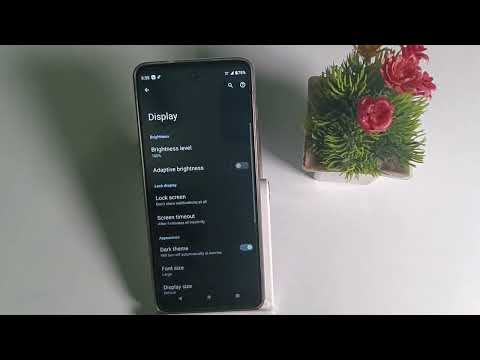 how to set font size in Motorola