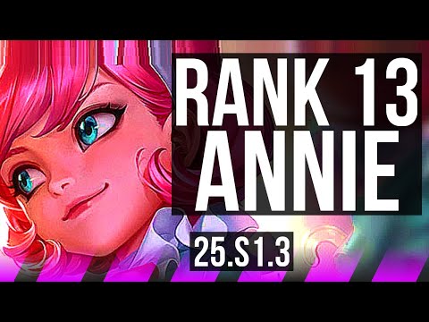ANNIE & Varus vs ALISTAR & Ezreal (SUP) | 3/0/15, Rank 13 Annie | KR Master | 25.S1.3