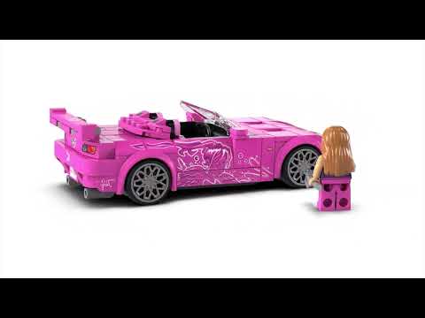 Gambar LEGO Speed Champions 2 Fast 2 Furious Honda S2000 Set 300 pcs 77241 - Pink