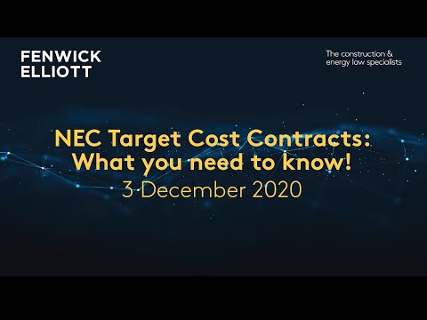 NEC Target Cost Contracts: What you need to know!