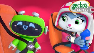 Green Mechanical to the Rescue! 🚁💚 | Gecko's Garage 🚚 | Cartoons For Kids | Toddler Fun Learning