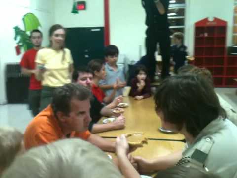 2010 Cub Scout Pack 313 Pie Eating Contest - Demian part 2 of 2