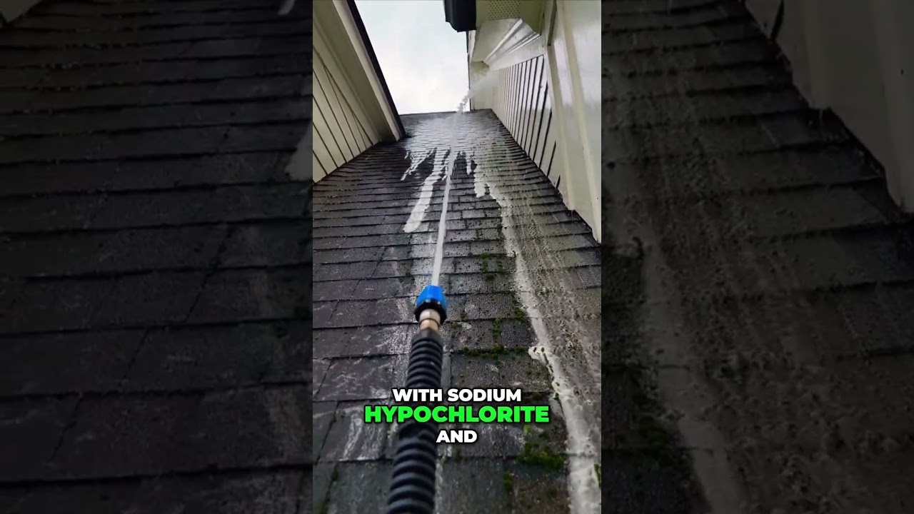Soft Washing a Roof in 15 Seconds: Easy Guide