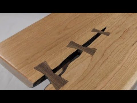 How To Do a Perfect Bowtie Inlay By Hand -  NO ROUTER - Mallet and Chisel only