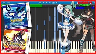 The Lament of Falling Stars - Pokémon ORAS - Piano Tutorial [Synthesia♫]
