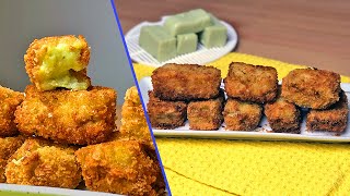 Matcha Fried Milk | Spanish Leche Frita Recipe | Sweet & Easy Dessert | Recipe Castle