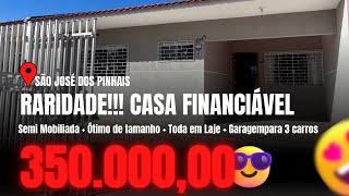 😜 Casa 🏡 em São José dos Pinhais no bairro Afonso pena ! Semi Mobiliada 🤩
