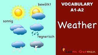 Learn German Vocabulary - Weather in German (Wetter)