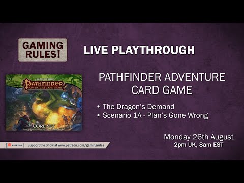 Pathfinder Adventure Card Game - Session 1