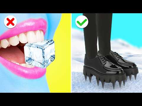 Wednesday❄️ VS Enid🔥 | Funny Winter Moments & Cool Survival Hacks!