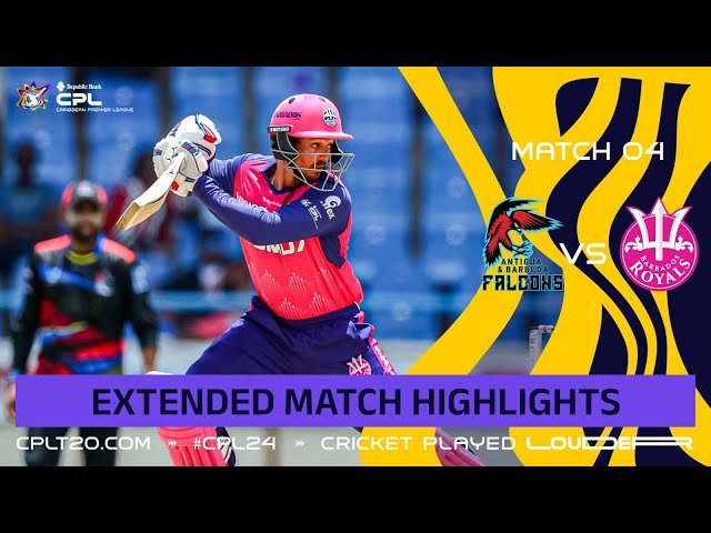 Extended Highlights | Antigua and Barbuda Falcons vs Barbados Royals | CPL 2024