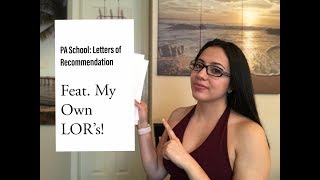 PA School | Letters of Recommendation