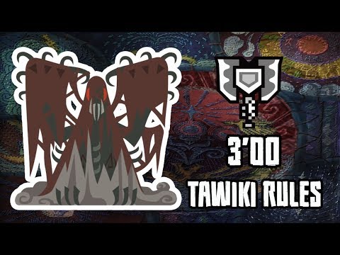 MHWorld: ★8 Vaal Hazak | 3'00 | Solo Charge Blade | TAWiki rules