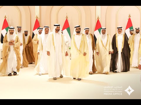 His Highness Sheikh Mohammed bin Rashid Al Maktoum-News-Mohammed bin Rashid accepts congratulations from Mohamed bin Zayed, Rulers of emirates on his sons’ weddings