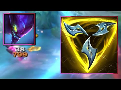 Could I carry a game solo with Trinity Force on Kha'Zix?