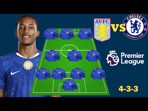 Today's Match: Aston Villa vs Chelsea Predicted Line-up (4-3-3) English Premier League Matchweek 29