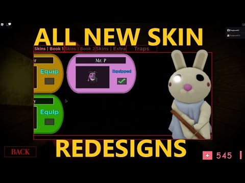 ALL NEW PIGGY REDESIGN JUMPSCARES! - PIGGY BOOK 2 CHAPTER 5 SKIN UPDATE WAVE 2! NEW MR.P!! PART 1
