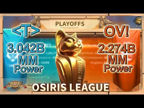 Osiris League Quarter Finals: T #1039 vs OV #1052