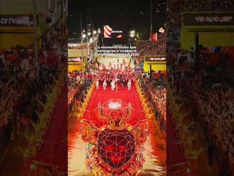 Viradouro é a grande campeã do carnaval do Rio de Janeiro 2026 #STEALTHELOOK #carnaval #julianapaes