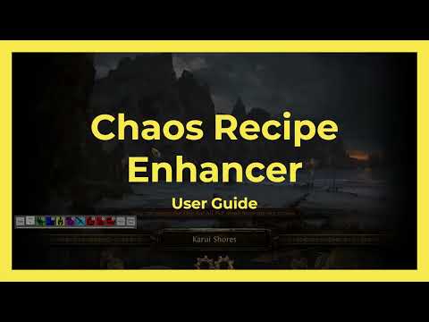 [Outdated - Check Description] Path of Exile Chaos Recipe Enhancer User Guide