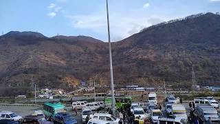 preview picture of video 'Beautiful View Outside the Banihal Jammu and Kashmir Railway Station'