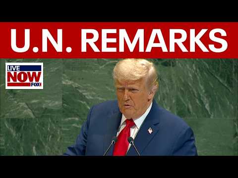 FULL: Trump address UN General Assembly amid "bad teleprompter"