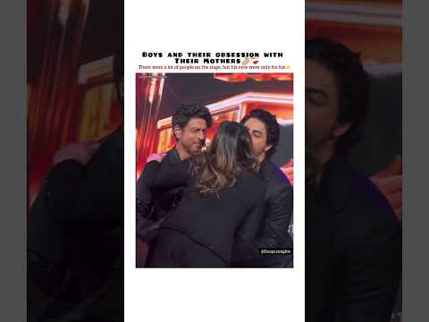 Aryan is a mama's boy for sure🤌🏻❤️‍🩹#srk #bollywood #aryankhan #viralvideo #shorts