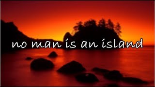 No Man Is An Island - The Script | Lyrics