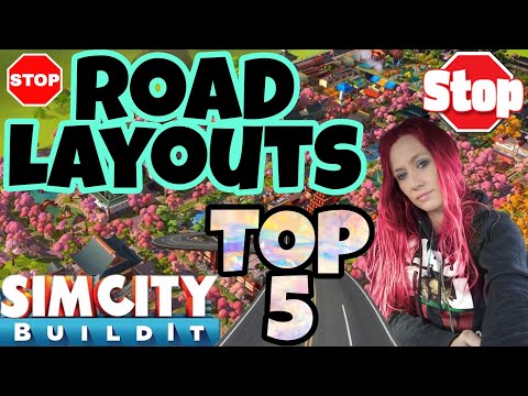 TOP 5 Road Layouts For Population And Design SimCity Build It