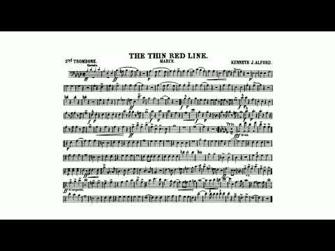 The Thin Red Line March (Kenneth J. Alford) - 2nd Trombone