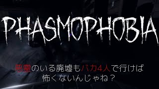 【PHASMOPHOBIA】悪霊のいる廃墟に行ったらアウトドアすることになった。