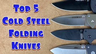 Top 5 Best Cold Steel Folding Knives/ In my collection #Knife Therapy