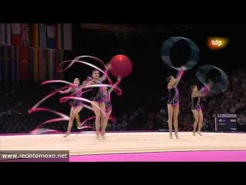 Israel 3 ribbons and 2 hoops AA World Championships Montpellier 2011