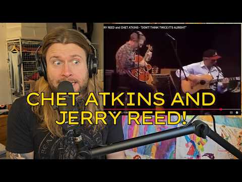 Reacting to CHET ATKINS and JERRY REED playing together - madness!