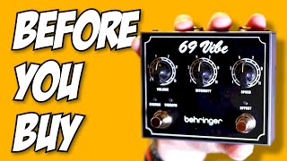 Video thumbnail for Watch this before buying Behringer 69 Vibe... by Pedalboards of Doom
